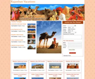 Rajasthanvacations.org(Rajasthan Vacations) Screenshot