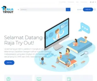 Rajatryout.com(Raja TryOut) Screenshot
