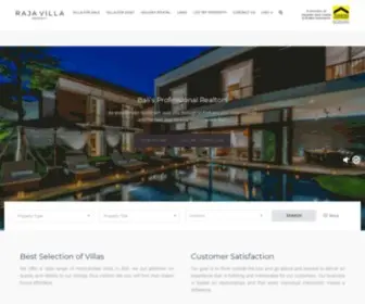 Rajavillaproperty.com(Bali Long Term Rentals & Villa for Sale in Bali) Screenshot