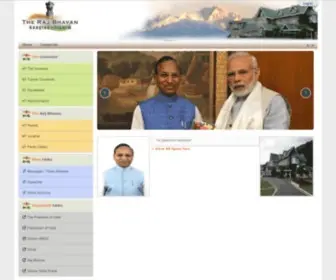 RajBhavansikkim.gov.in(The official website of Rajbhavan) Screenshot