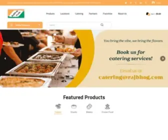 RajBhog.com(Rajbhog Foods Inc) Screenshot