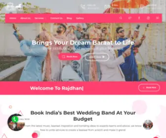 RajDhaniband.com(Book Best Band) Screenshot