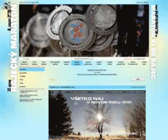Rajeckymaraton.sk(Rajecký maratón) Screenshot