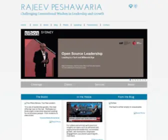RajeevPeshawaria.com(Open Source Leadership) Screenshot