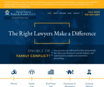 Rajehsaadeh.com(Divorce Lawyer Somerset County) Screenshot