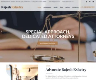 Rajeshkshetry.com(Advocate Rajesh Kshetry) Screenshot