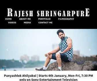 Rajeshshringarpore.com(Official Portfolio Website Rajesh Shringarpore) Screenshot