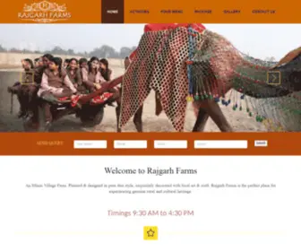 Rajgarhfarms.com(Rajgarh Farms) Screenshot