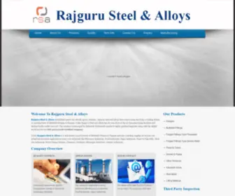 Rajgurusteel.in(Rajguru Steel & Alloys) Screenshot