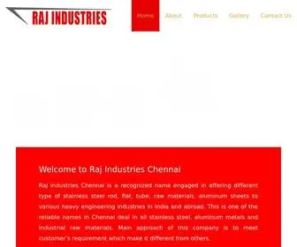 Rajindustrieschennai.com(Just another WordPress site) Screenshot