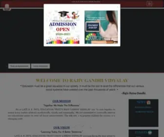 Rajivgandhividyalay.com(RAJIV GANDHI VIDYALAY) Screenshot