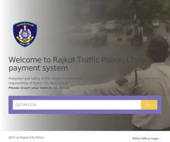 Rajkotcitypolice.co.in(Rajkot City Police) Screenshot