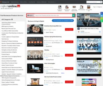 Rajkotonline.in(Rajkot Directory) Screenshot