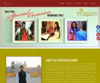 RajMehandi.com(Best Mehandi Designer in Delhi) Screenshot