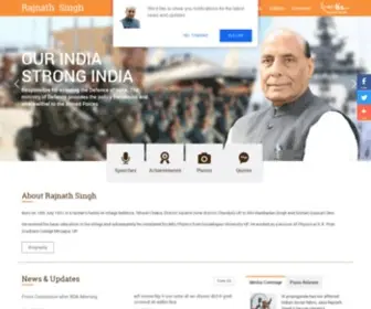 RajNathsingh.in(Rajnath Singh) Screenshot