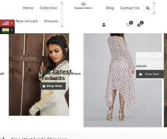 RajNeeralbabuttagroup.com(Western Wear) Screenshot