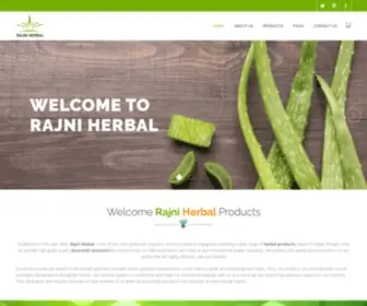 RajNiherbal.com(Buy Herbals Products Online at the best price from Rajni Herbals) Screenshot