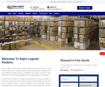 RajNilogisticPackers.com(Rajni Logistic Packers and Movers) Screenshot