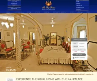 RajPalace.com(Jaipur Hotels) Screenshot