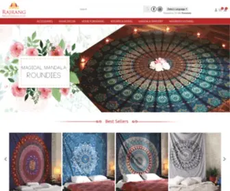 Rajrang.com(Mandala Tapestry) Screenshot