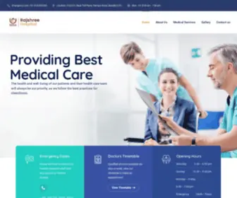 Rajshreehospital.com(Rajshree Hospital) Screenshot