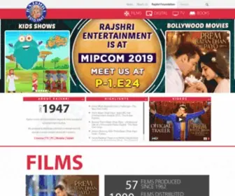 Rajshri.com(India's Leading Entertainment Studio Since 1947) Screenshot