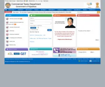 RajTax.gov.in(Commercial Taxes Department) Screenshot