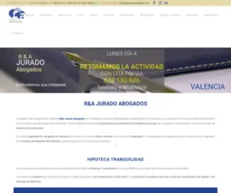 Rajurado-Abogados.com(R&A Jurado Abogados) Screenshot