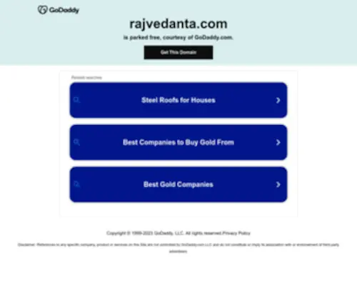 RajVedanta.com(RajVedanta) Screenshot