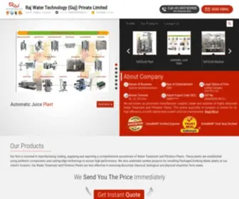 RajWatertechnology.co.in(Raj Innotech Private Limited) Screenshot