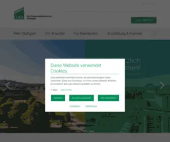 Rak-Stuttgart.de(Rechtsanwaltskammer Stuttgart) Screenshot