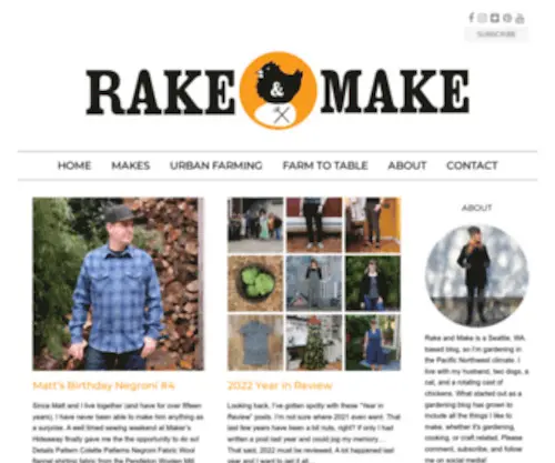 Rakeandmake.com(Rakeandmake) Screenshot