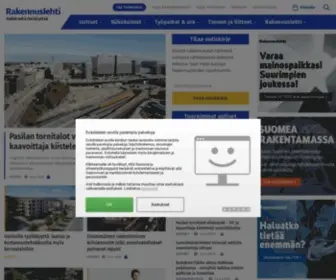 Rakennuslehti.fi(Ajankohtaista asiaa rakennusalan päättäjille) Screenshot