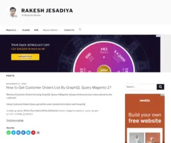 RakeshJesadiya.com(Rakesh Jesadiya) Screenshot