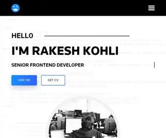 Rakeshkohli.com(Web developer) Screenshot