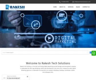 Rakeshtechsolutions.com(Rakesh Tech Solutions) Screenshot