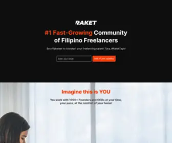 Raket.ph(For Philippine Freelancers & Professionals) Screenshot