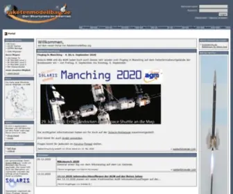 Raketenmodellbau.org(Der Startplatz im Internet) Screenshot