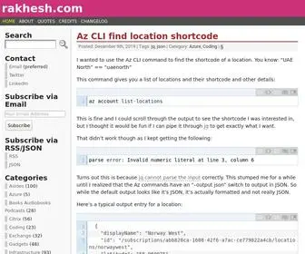 Rakhesh.com(Windows) Screenshot