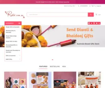 Rakhi.com.au(Australia Based Online Rakhi Store to Send Rakhi to Australia wide) Screenshot