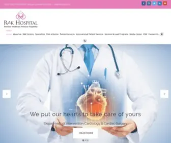 Rakhospital.com(RAK Hospital) Screenshot