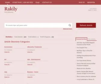 Rakily.com Screenshot