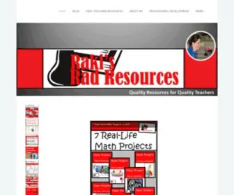 Rakisradresources.com(Raki's Rad Resources) Screenshot