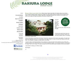 Rakiuralodge.co.nz(Rakiura Lodge) Screenshot