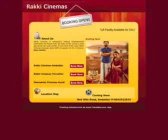 Rakkicinemas.com(Rakki Cinemas) Screenshot