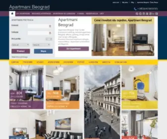 Rakoc.co.rs(Apartmani Beograd) Screenshot