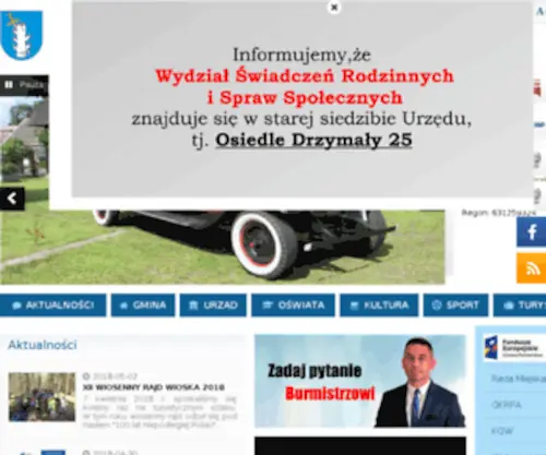 Rakoniewice.pl(Gmina Rakoniewice) Screenshot