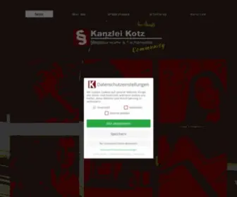 Rakotz.de(Rechtsanwälte Kotz Community) Screenshot