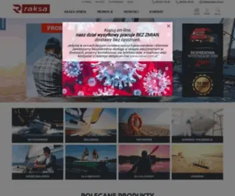 Raksa.com.pl(Wysyłkowy i stacjonarny Sklep Żeglarski RAKSA. W ofercie) Screenshot