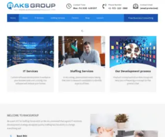 Raksgroup.net(Raks Group) Screenshot